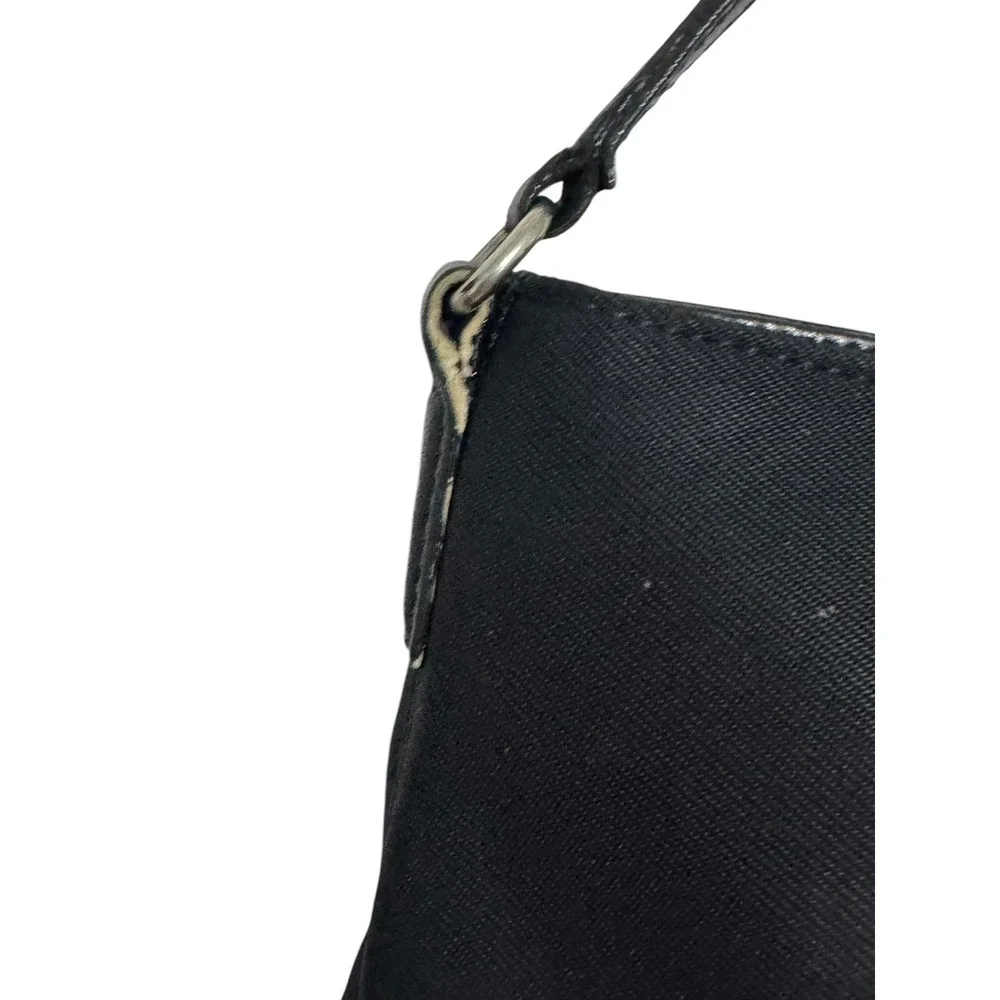 Coach Y2K VTG Mercer Demi 7407 black nylon mini shoulder bag clutch purse